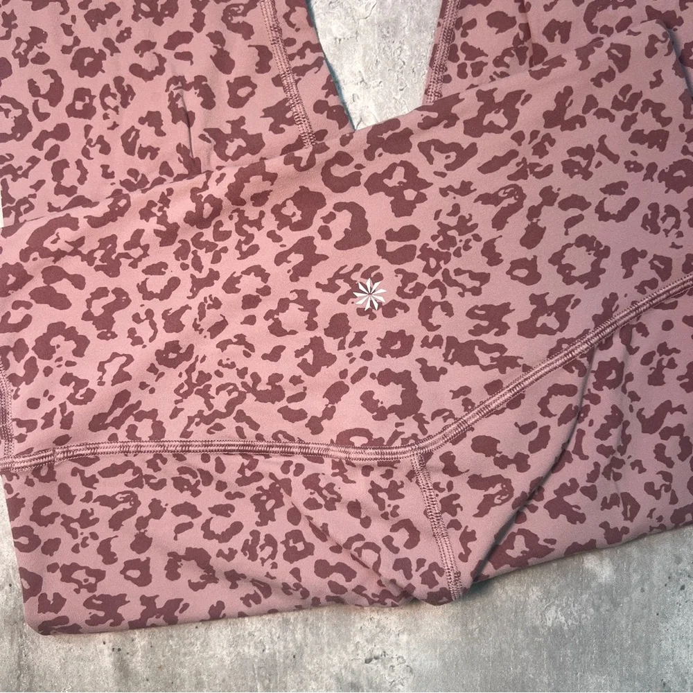 Leopard Elation Ultra High Rise Tight Leggings Flora Mauve - Picture 3 of 5